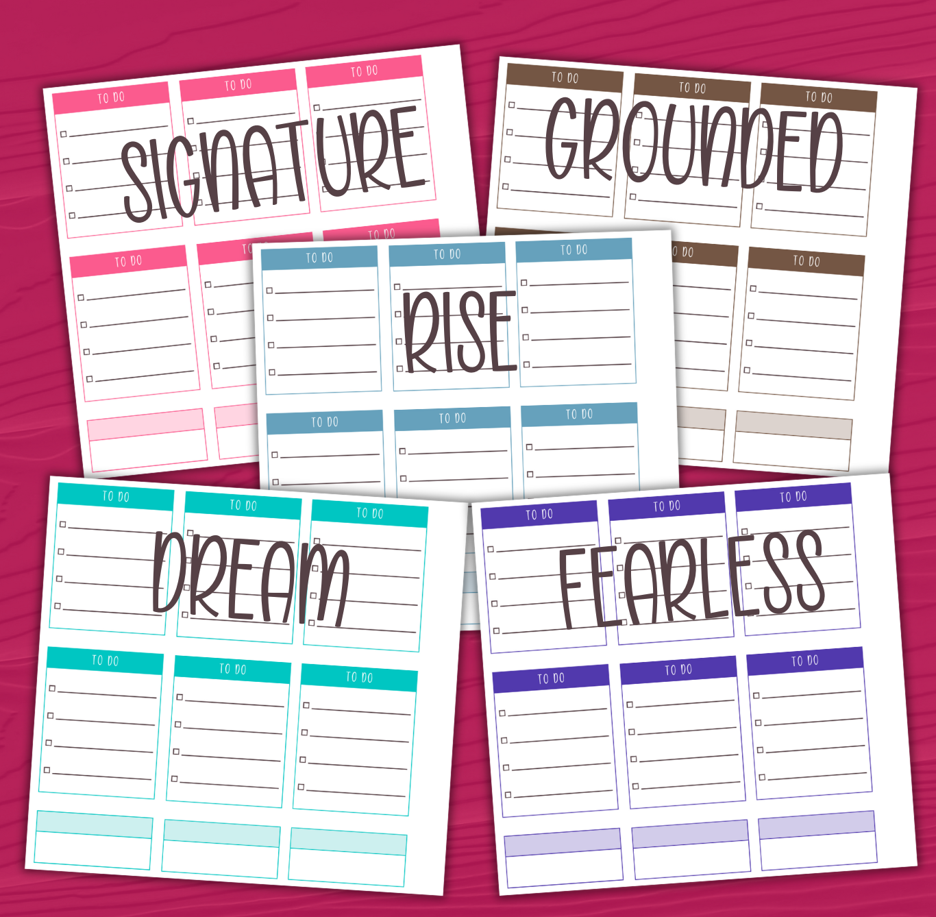 To Do Check List Stickers