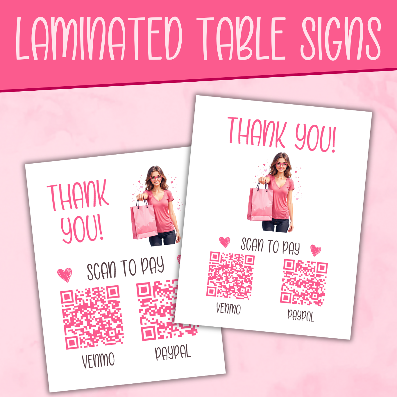 Laminated Table Signs
