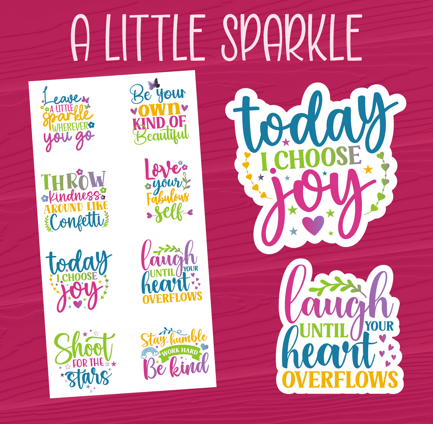 Leave a Little Sparkle Stickers