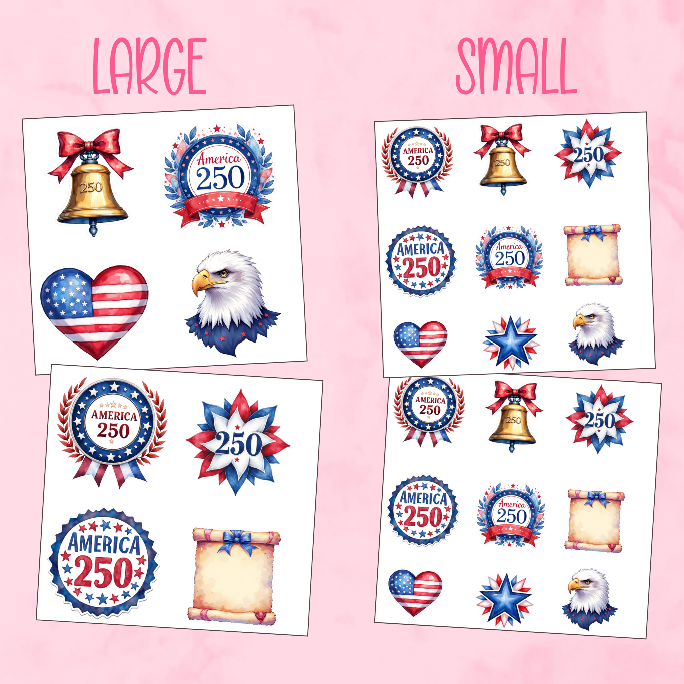 America 250 Stickers