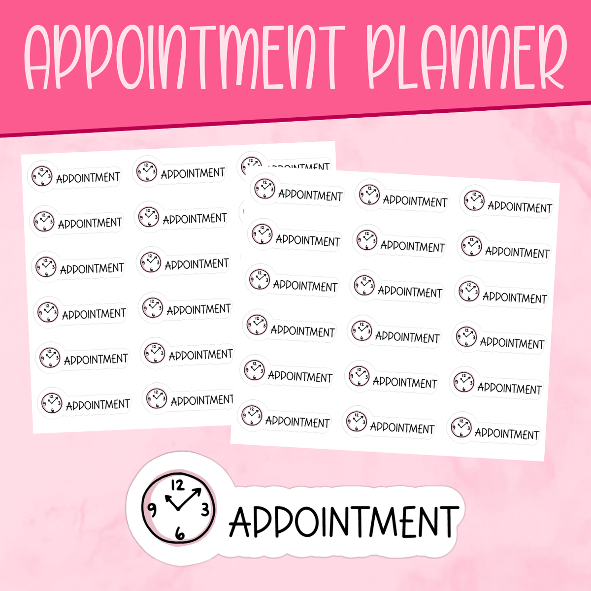 Appointment Planner Stickers