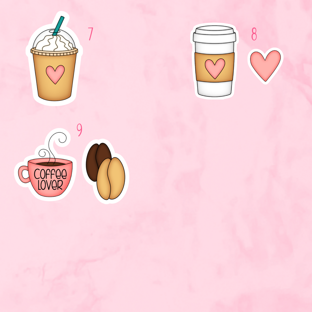 Coffee Lover Decorative Magnets