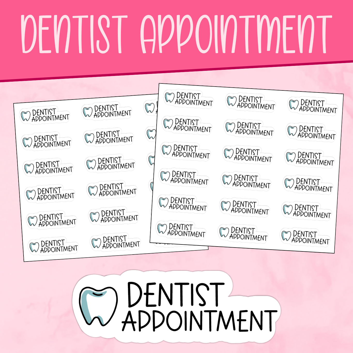Dentist Appointment Planner Stickers