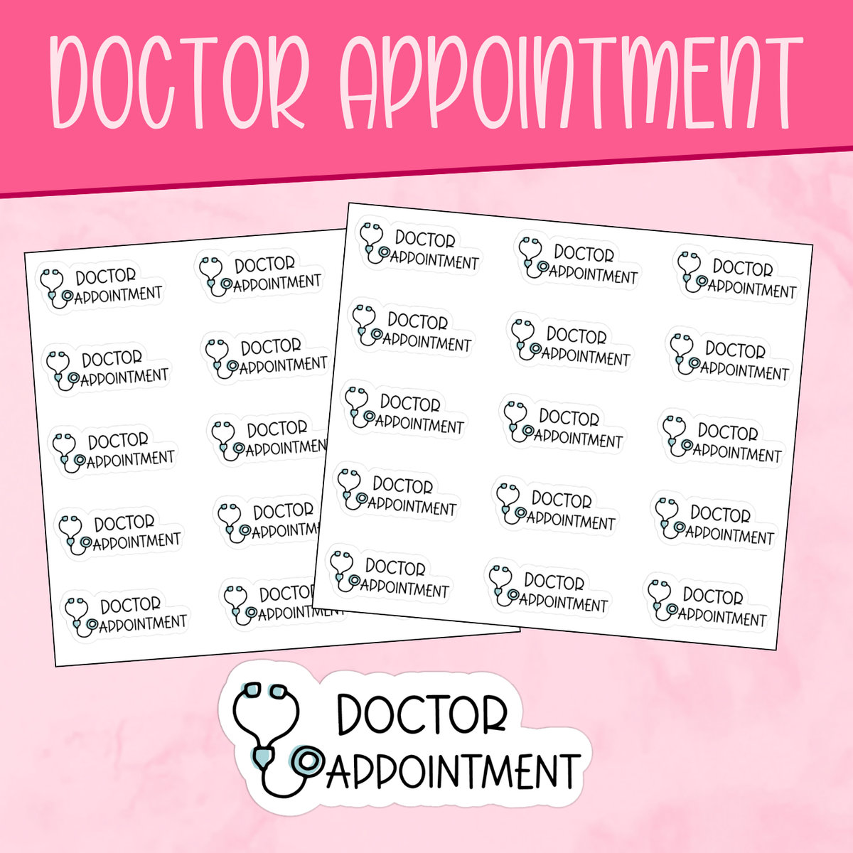 Doctor Appointment Planner Stickers