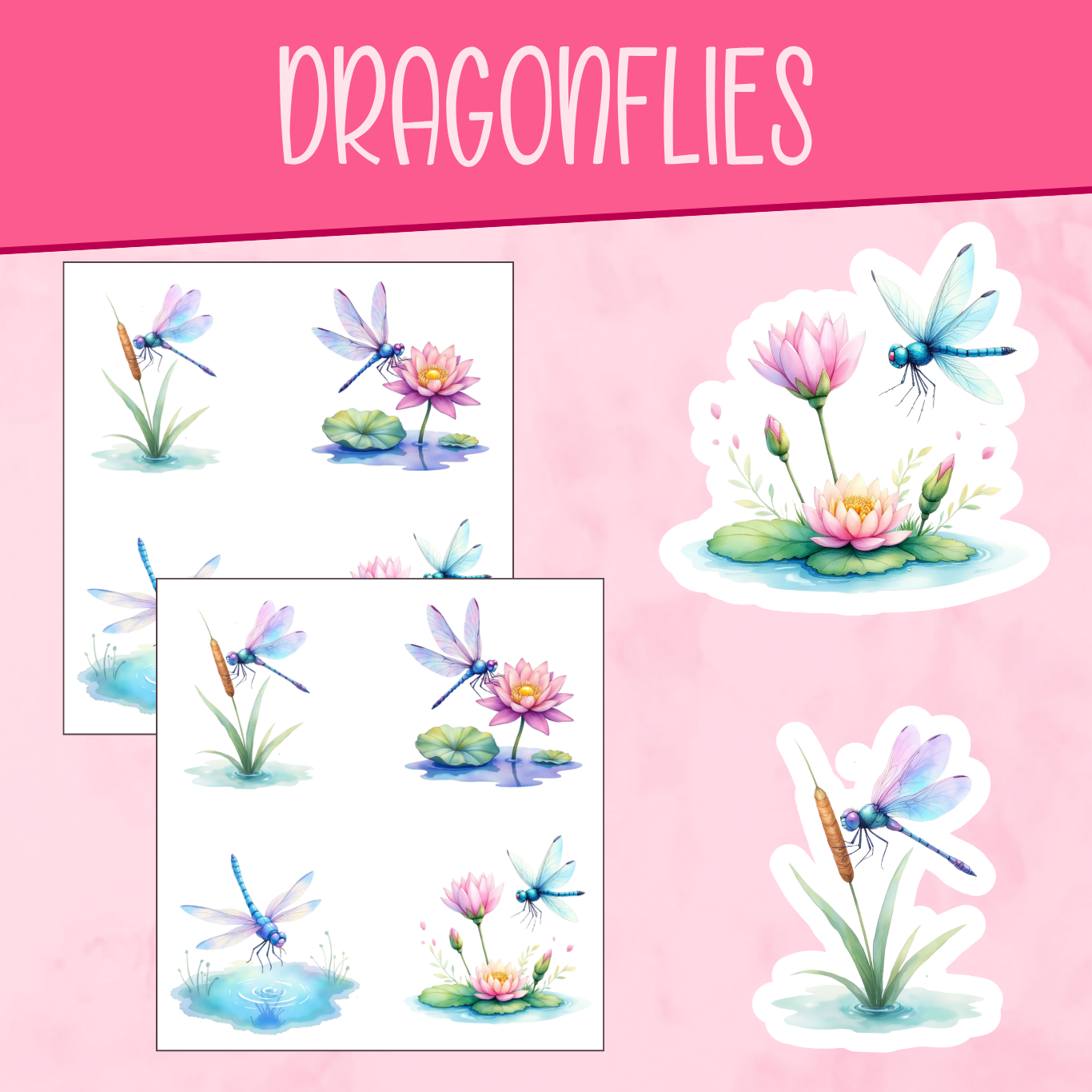 Dragonfly Stickers