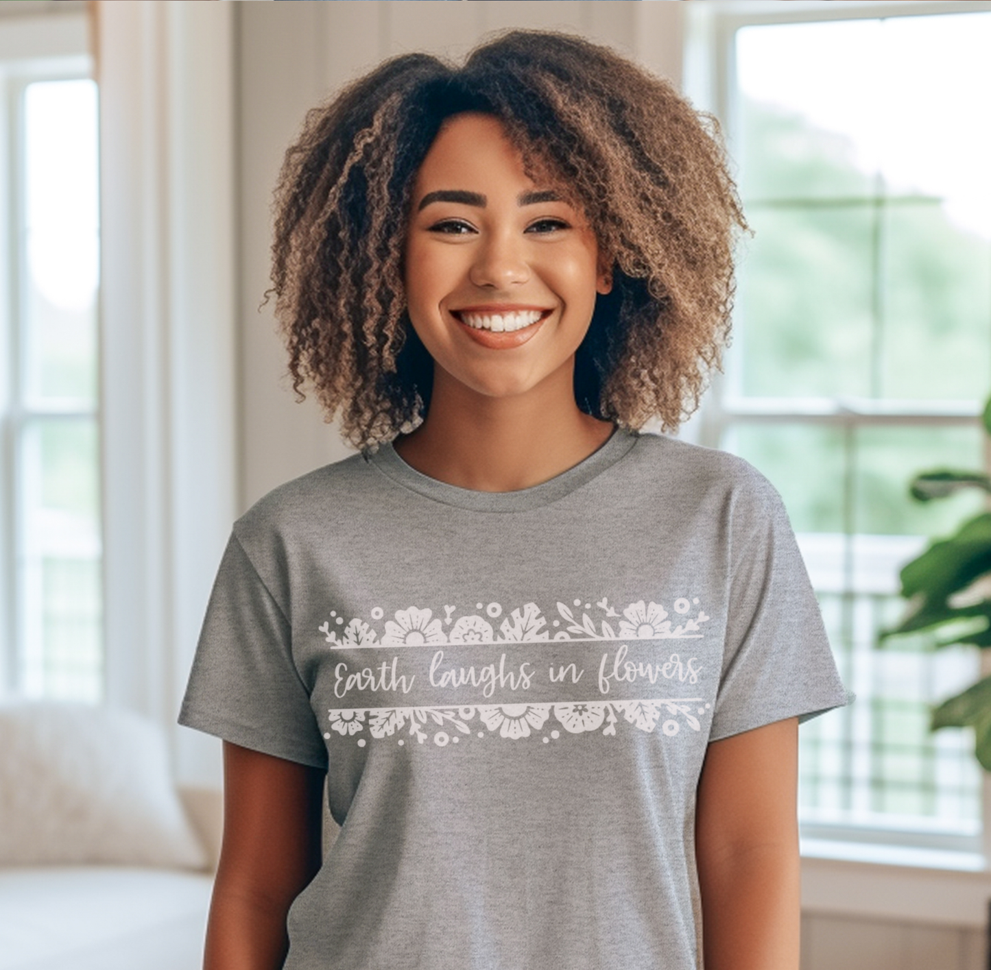 Earth Laughs in Flowers Shirt