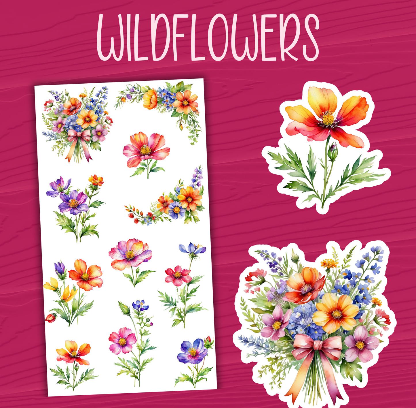 Wildflower Stickers