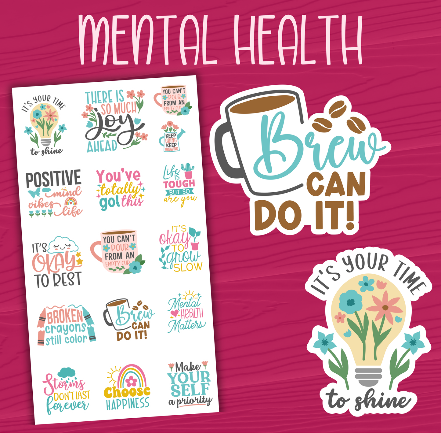It's Your Time Stickers