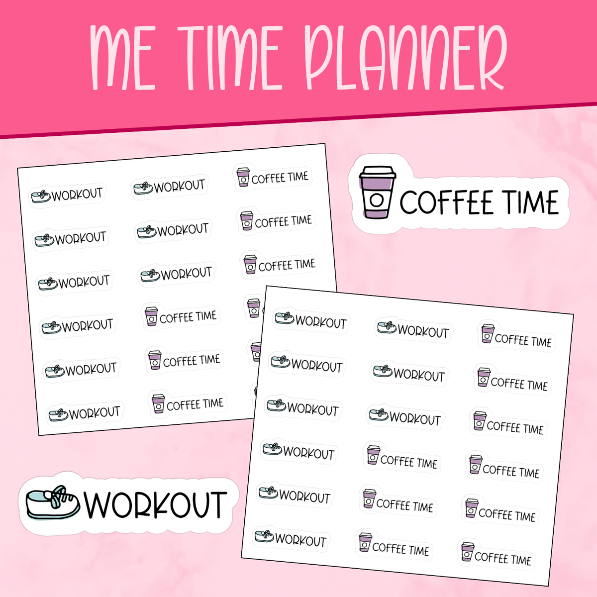 Me Time Planner Stickers