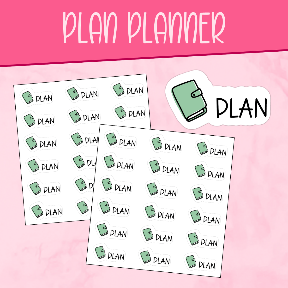 Plan Planner Stickers