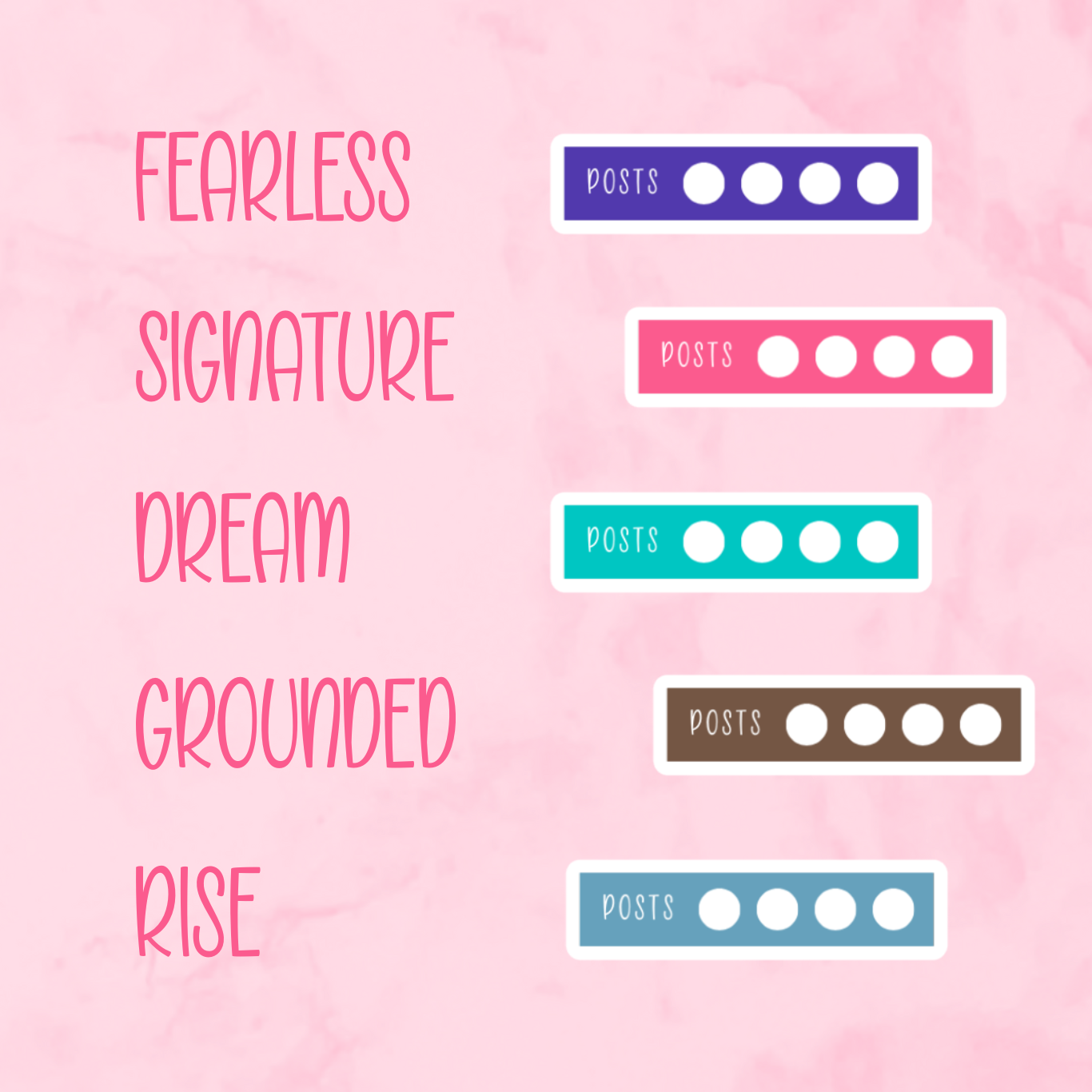 Post Checkbox Stickers