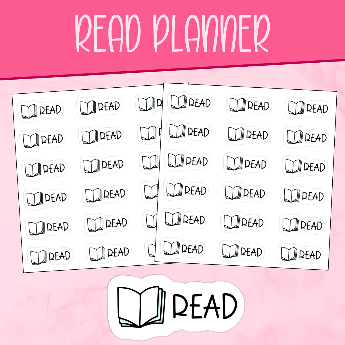 Read Planner Stickers