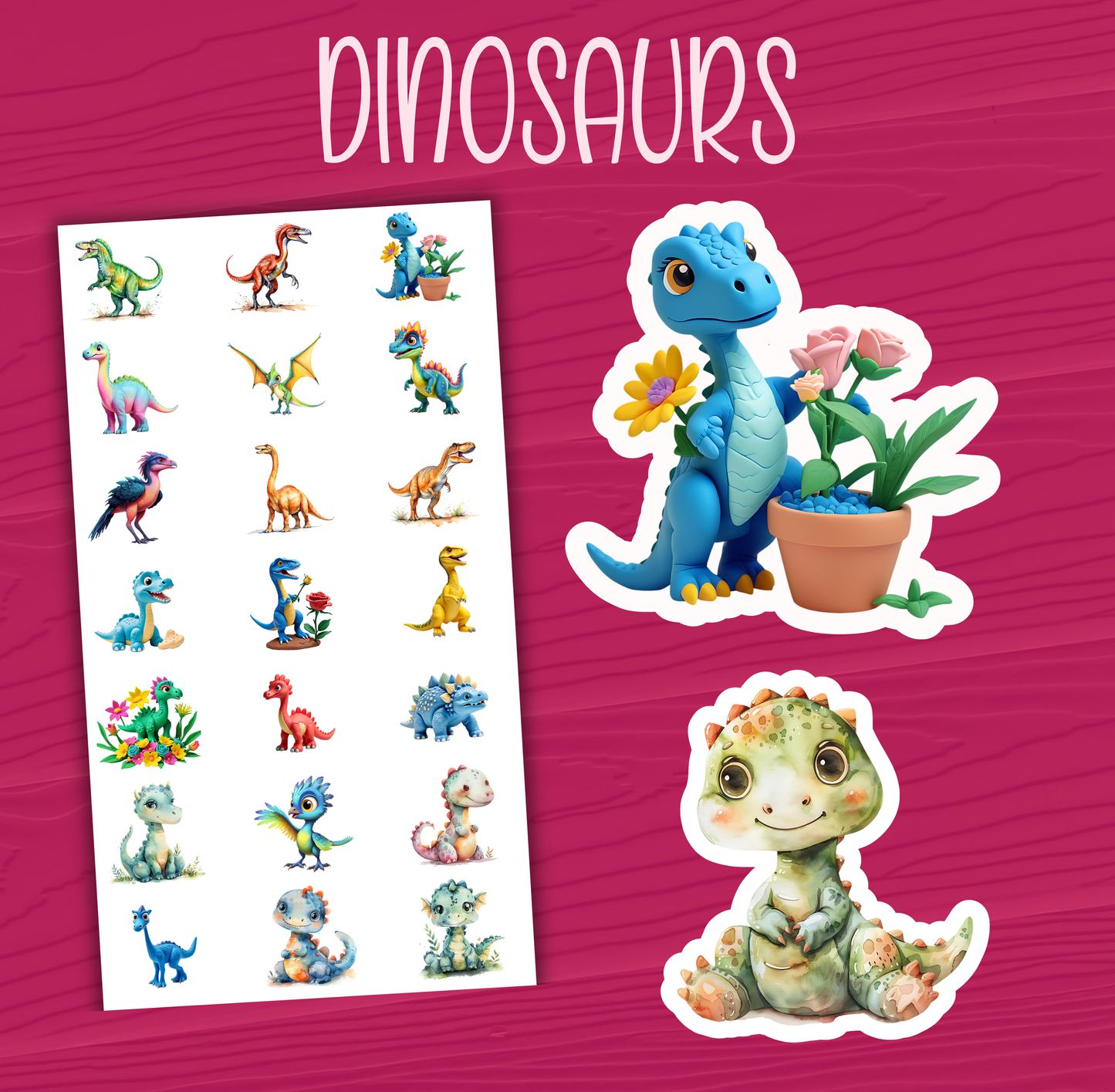 Dinosaur Stickers