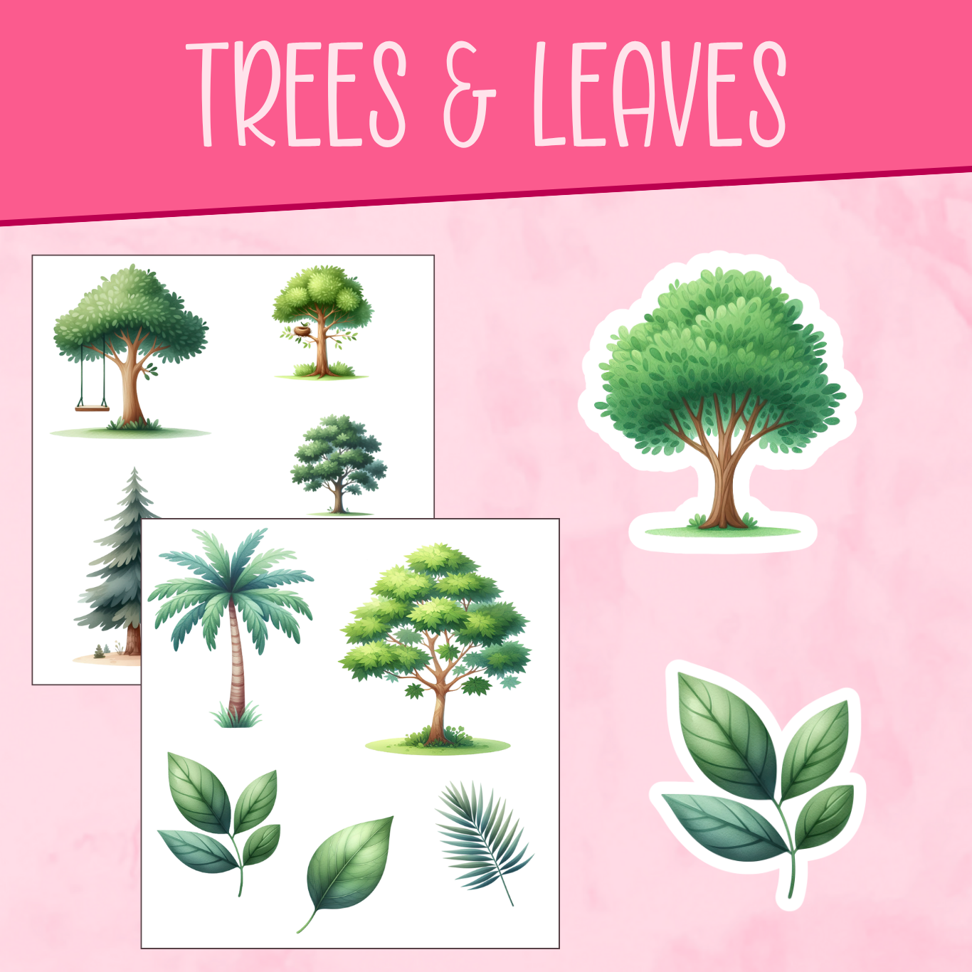 Trees & Leaves Stickers