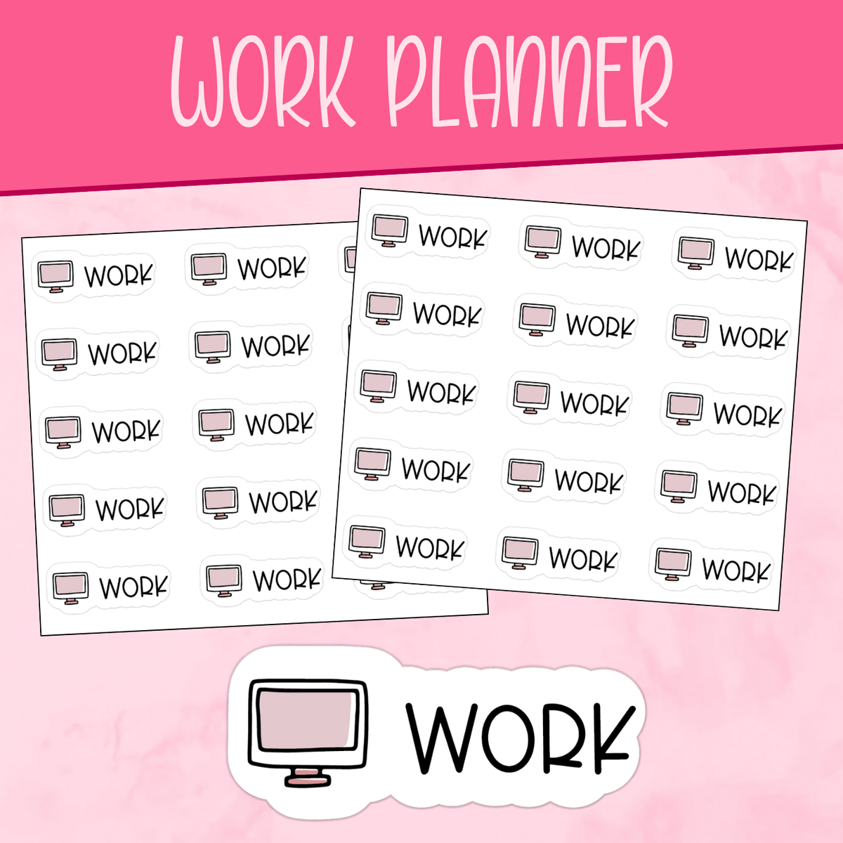 Work Planner Stickers