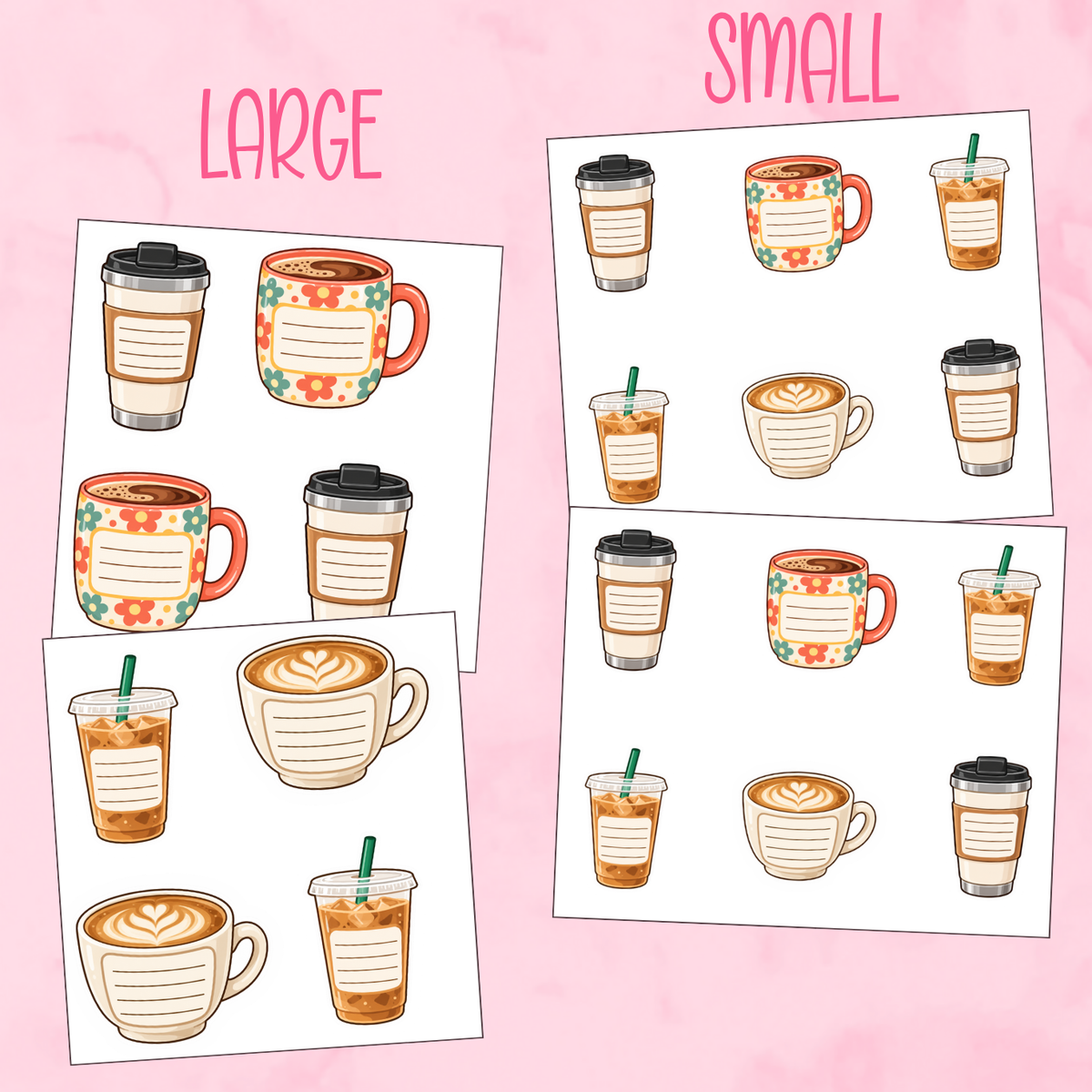 Coffee Notes Stickers