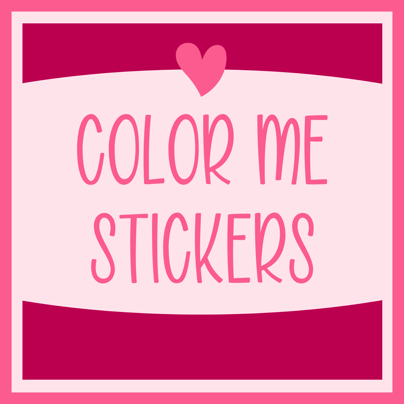 Color Me Sticker Design Color Me Stickers – Your Solution Space