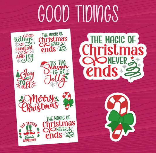 Good Tidings Stickers