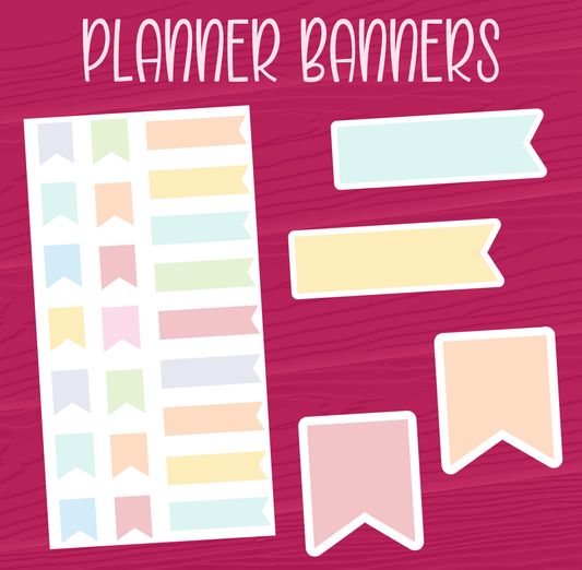 Planner Banner Stickers