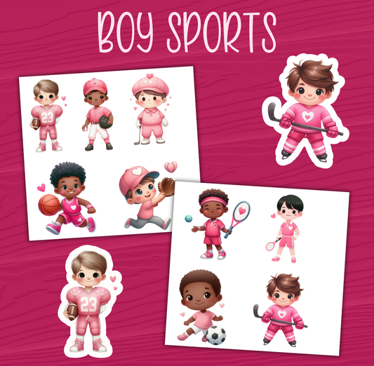 Boy Sport Stickers