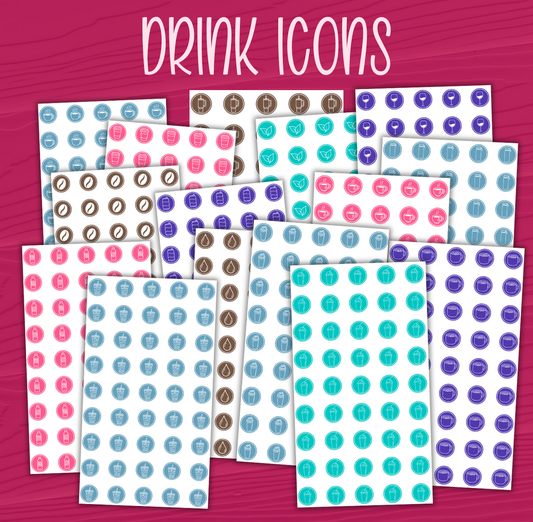 Drink Icon Stickers