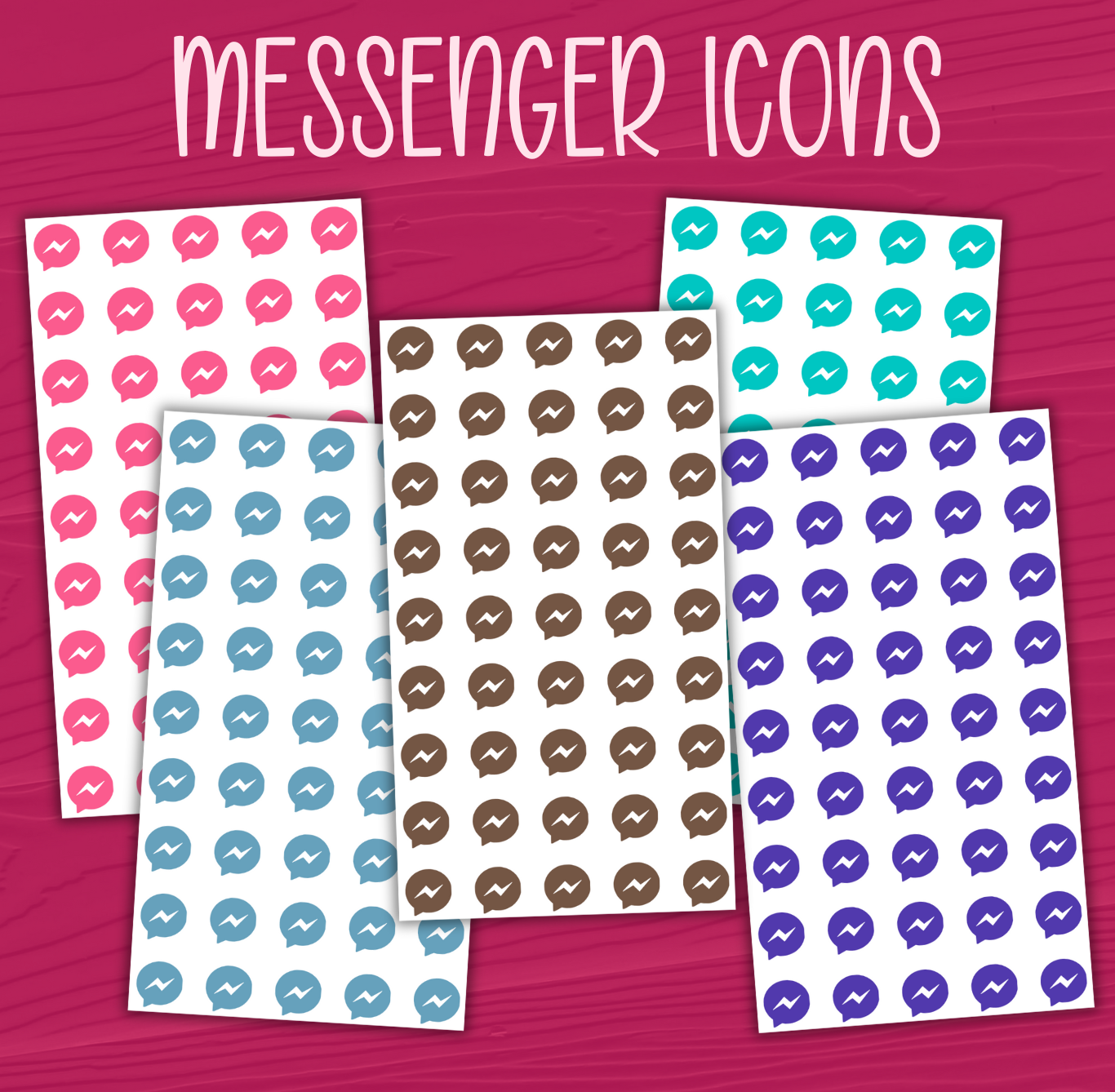 Messenger Icon Stickers