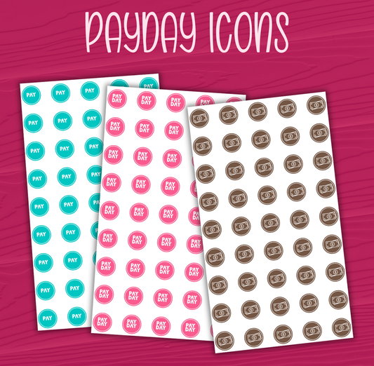 Payday Icon Stickers