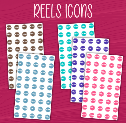 Reels Icon Stickers