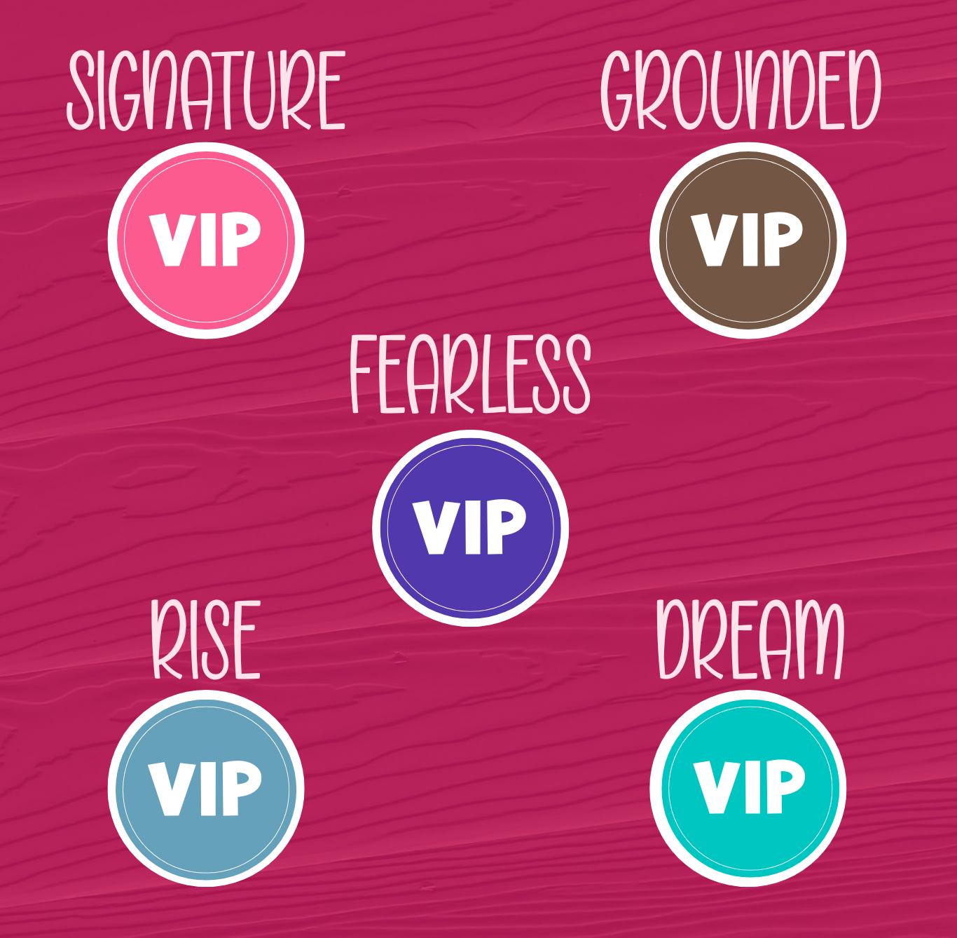 VIP Icon Stickers