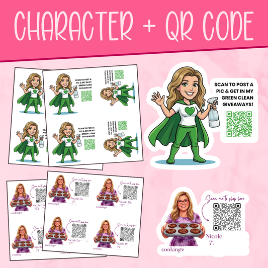 Custom Character + QR Code
