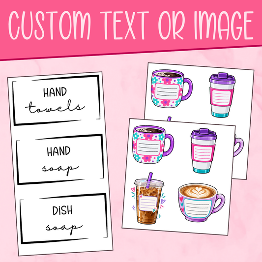 Custom Text or Image