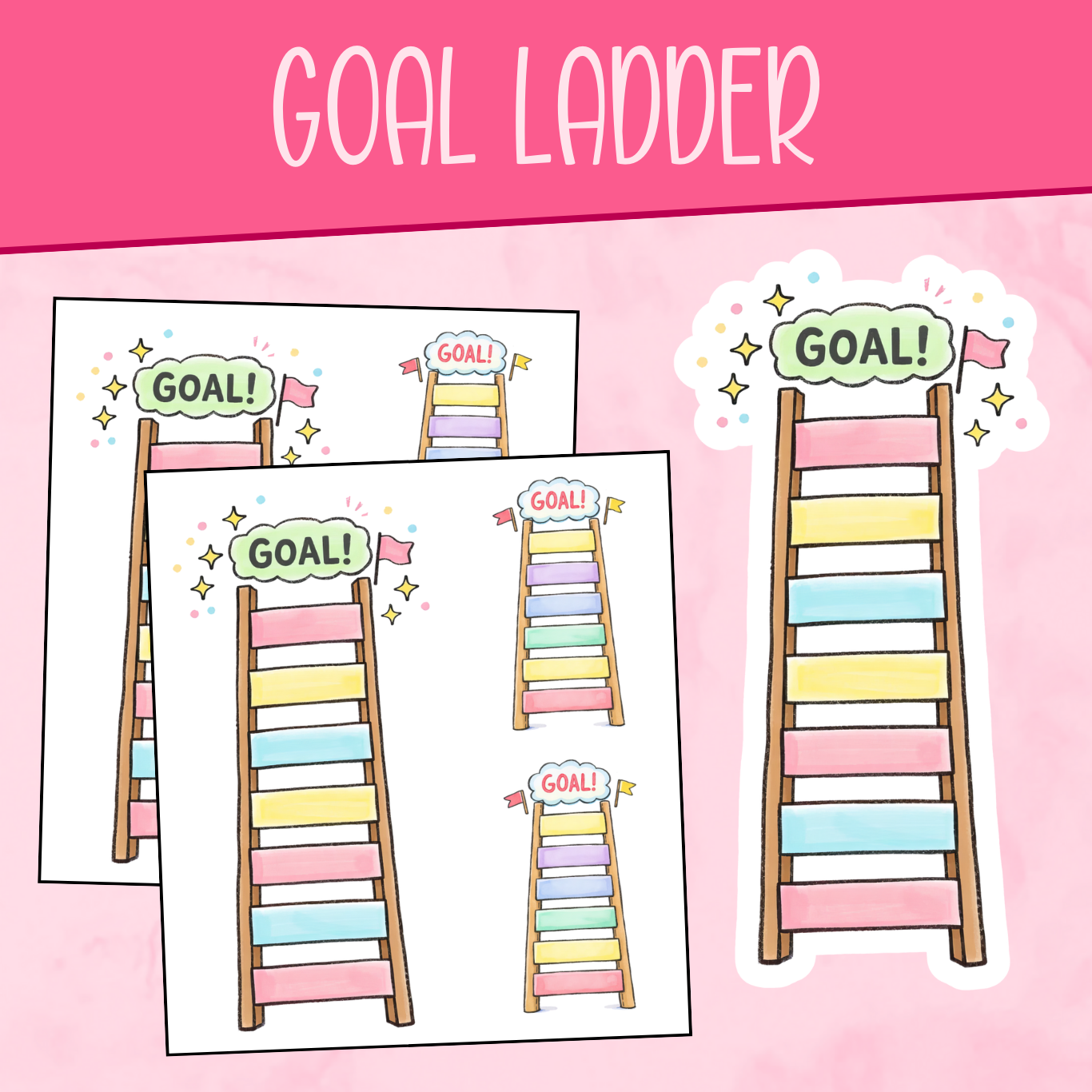 Goal Ladder Stickers