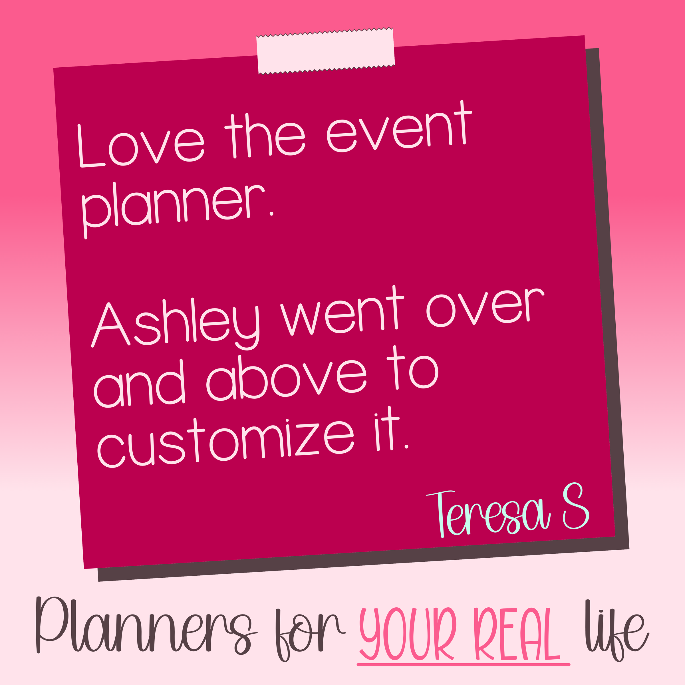 Custom Event Planner