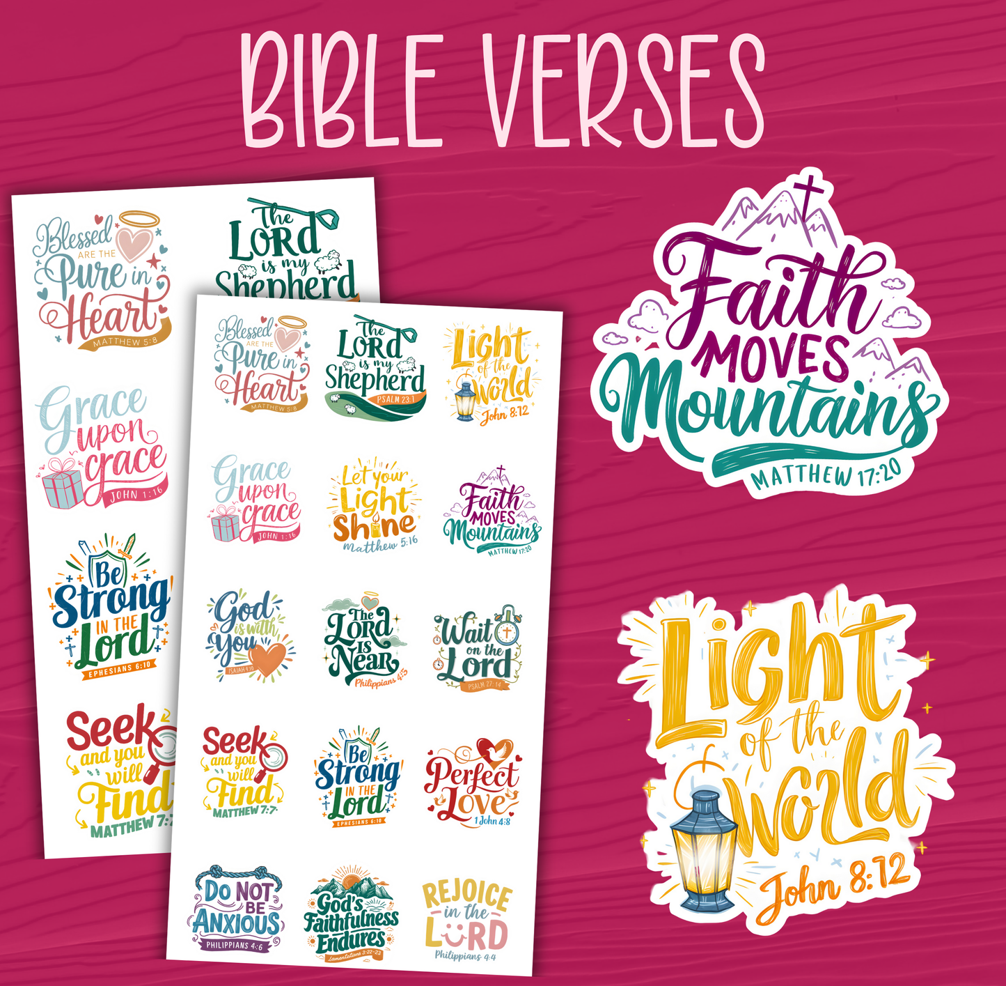 Bible Verse Stickers