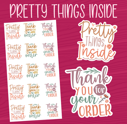Pretty Things Inside Stickers