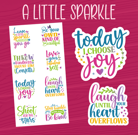 Leave a Little Sparkle Stickers