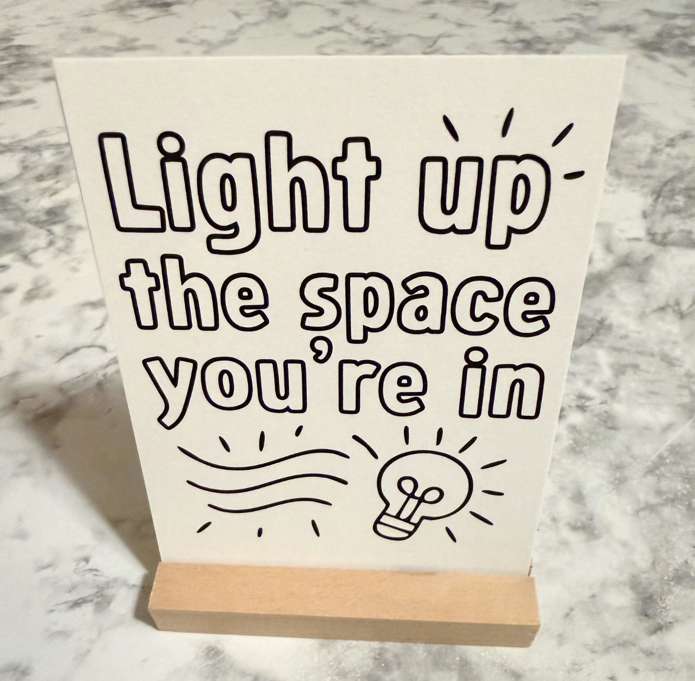 Affirmation Color Me Cards