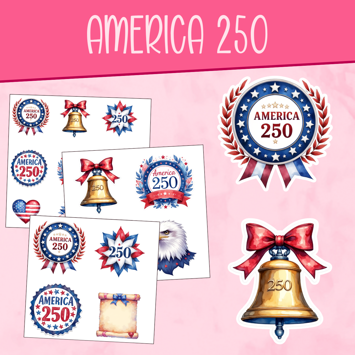 America 250 Stickers