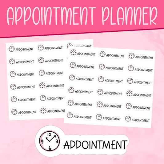 Appointment Planner Stickers
