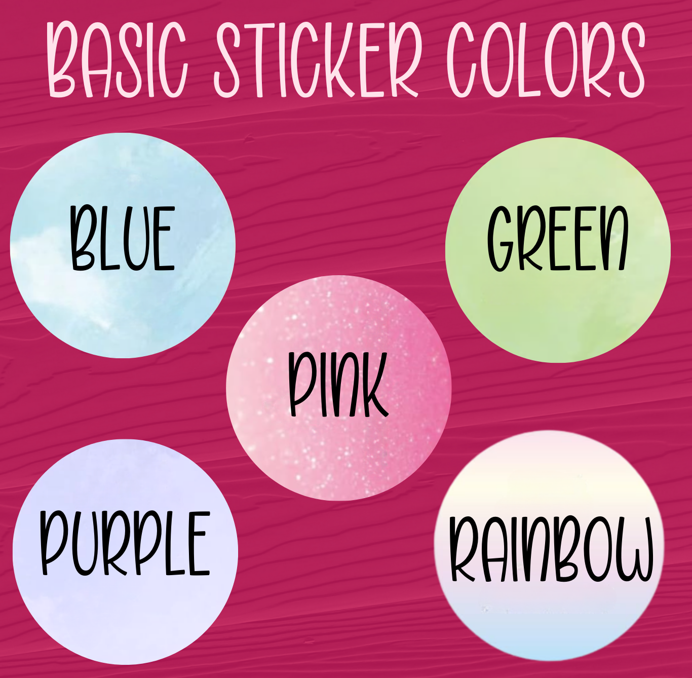 Happy Mail Basic Stickers