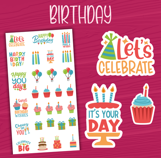 Birthday Stickers