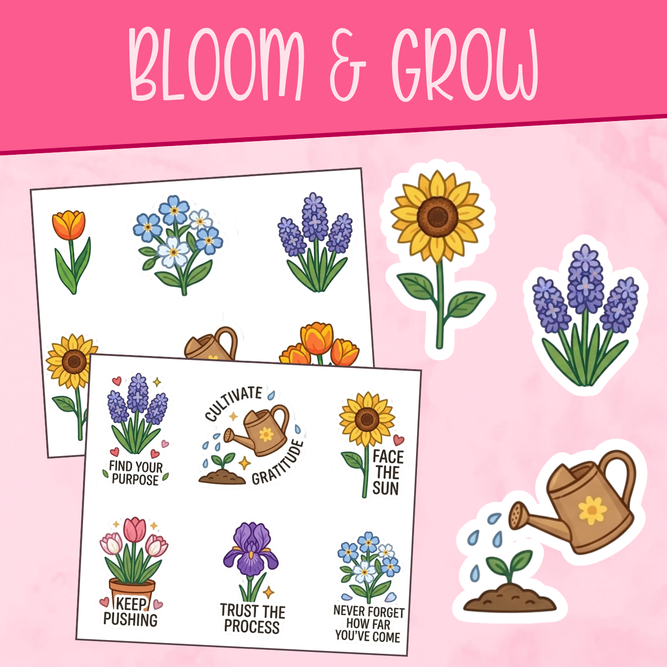 Bloom & Grow Stickers