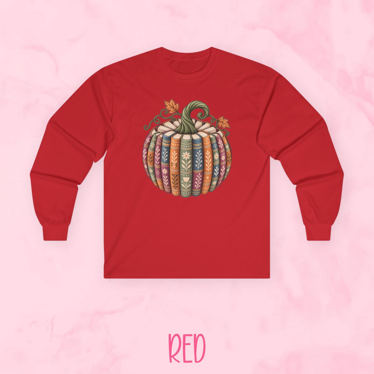 Book Pumpkin Shirt