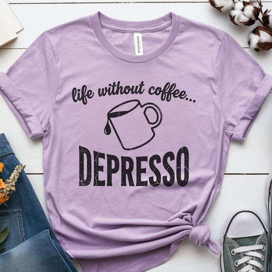 Life without Coffee Depresso Shirt