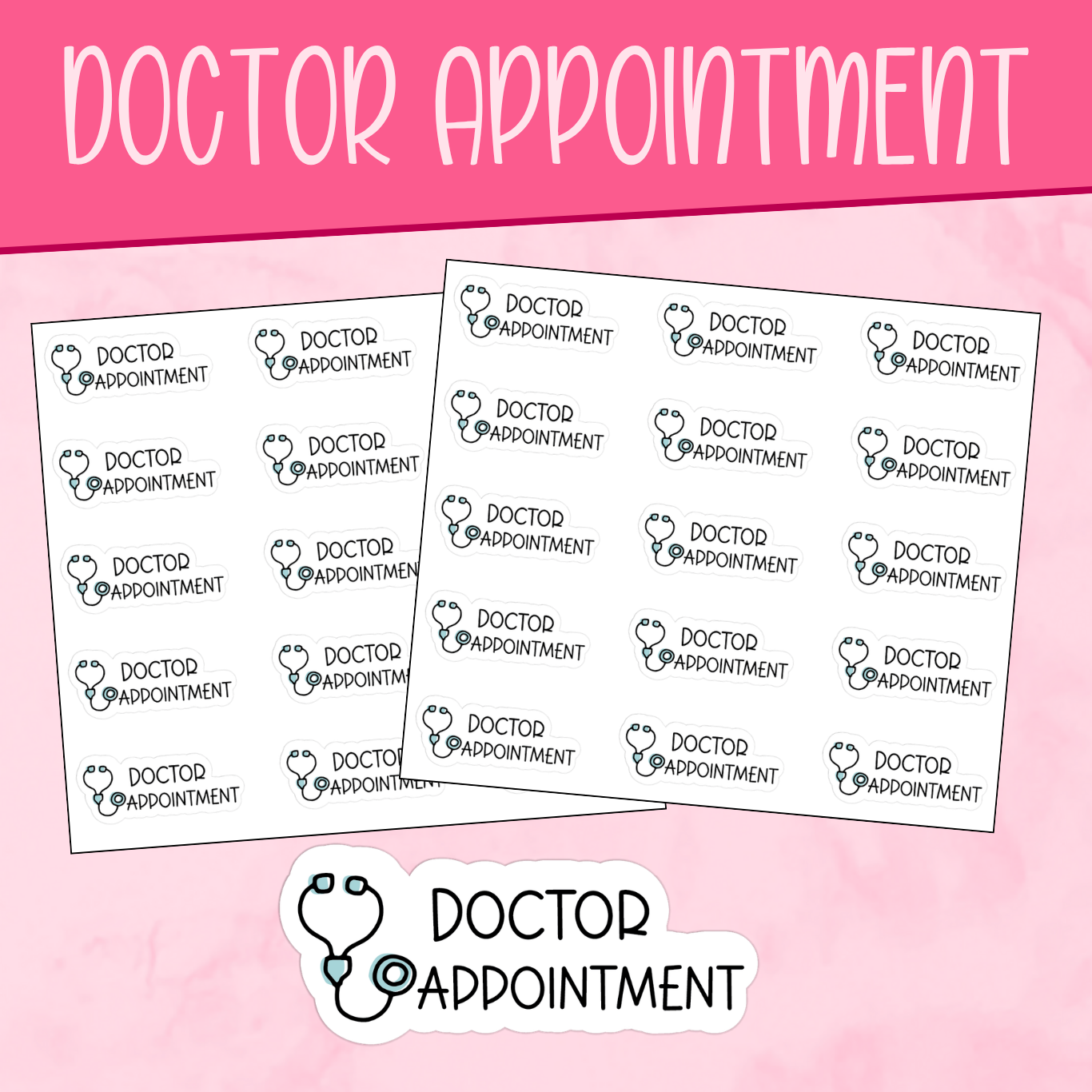 Doctor Appointment Planner Stickers