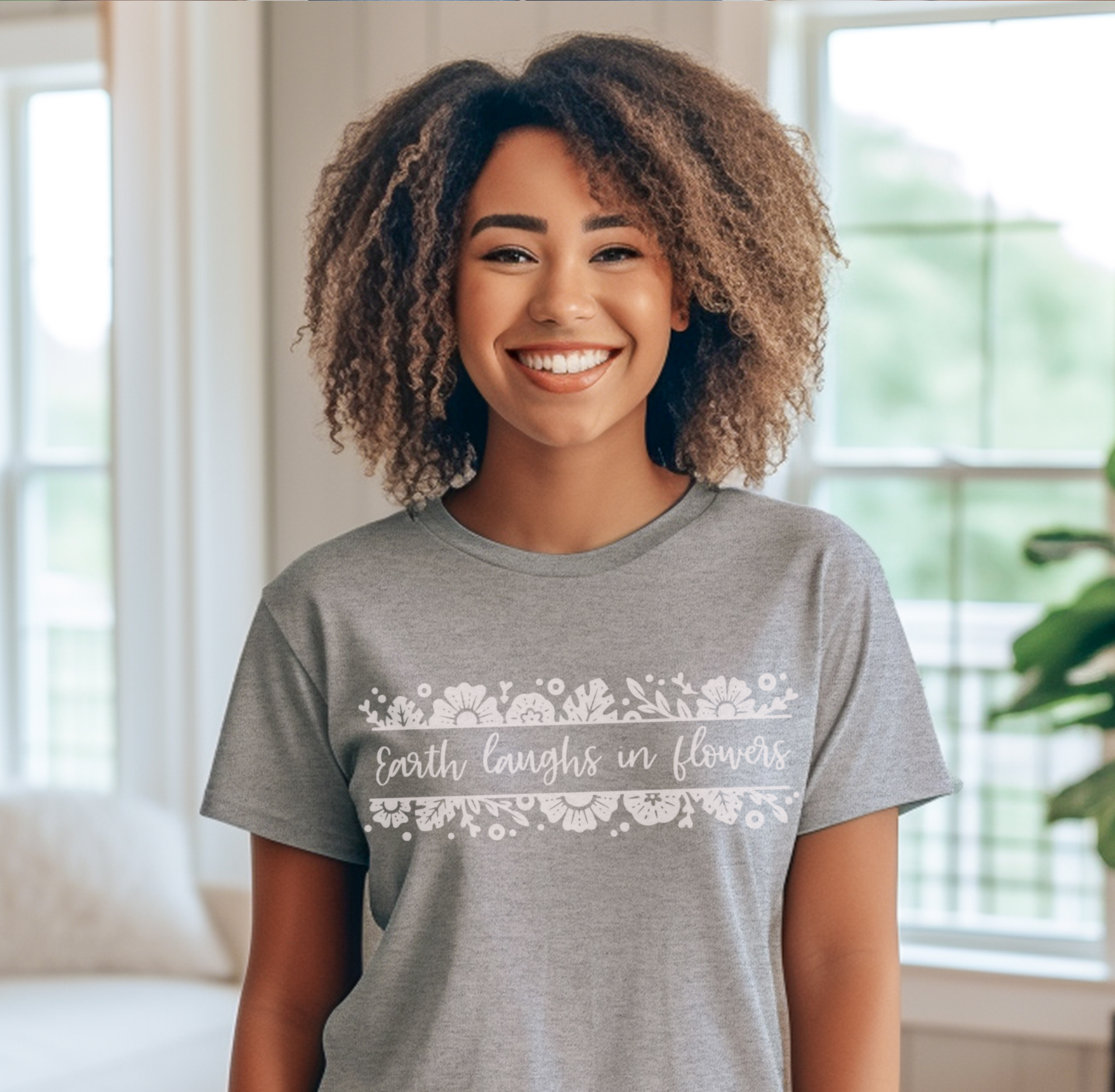 Earth Laughs in Flowers Shirt