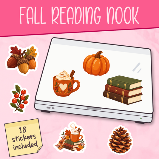 Fall Reading Nook Stickers