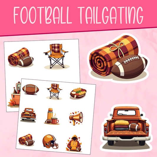 Football Tailgating Stickers