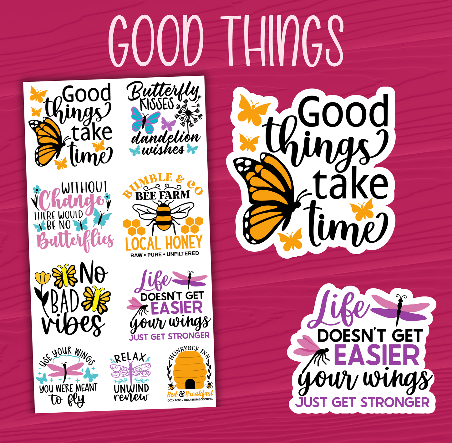 Good Things Stickers