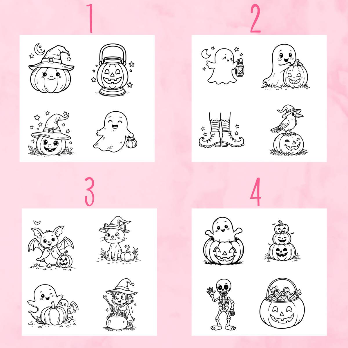Halloween Color Me Stickers